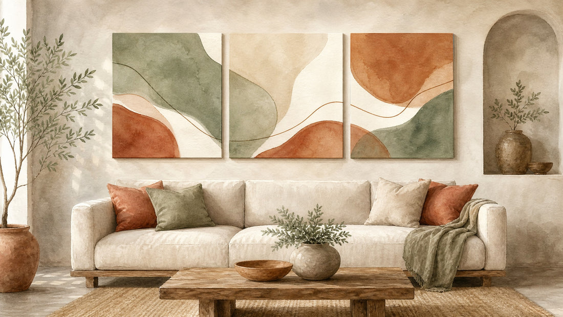 Abstract Canvas Wall Art Sets: Curated Multi-Piece Picks
