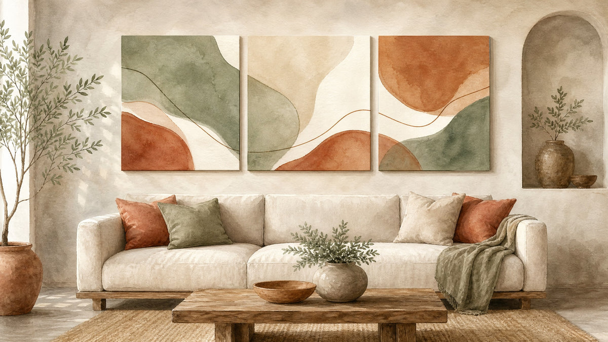 Abstract Canvas Wall Art Sets: Curated Multi-Piece Picks