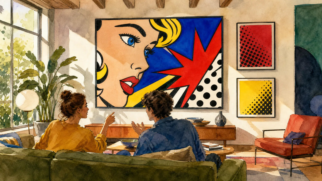Framed Pop Art Prints for Your Living Room | Bold Wall Art