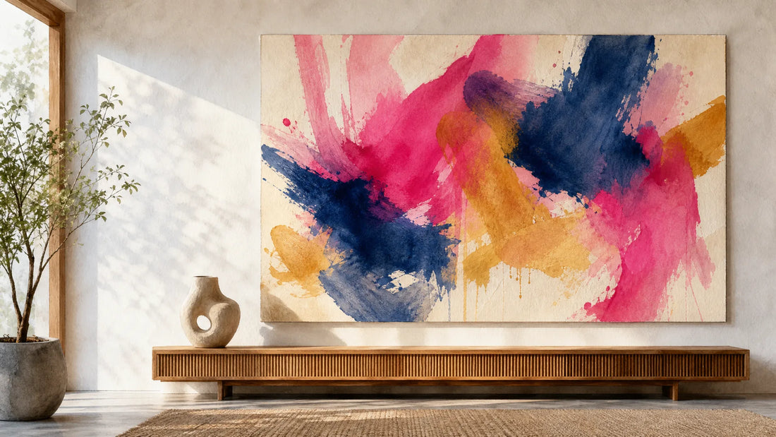 Abstract Wall Art Canvas UK: Bold Statement Pieces