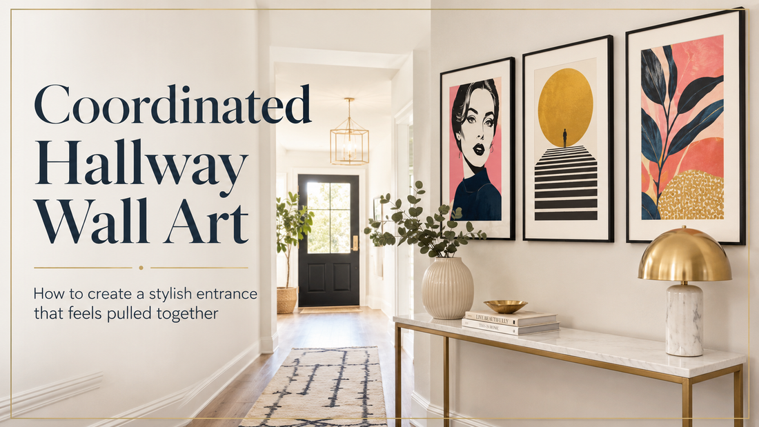 Coordinated Hallway Wall Art: How to Create a Stylish Entrance That Feels Pulled Together