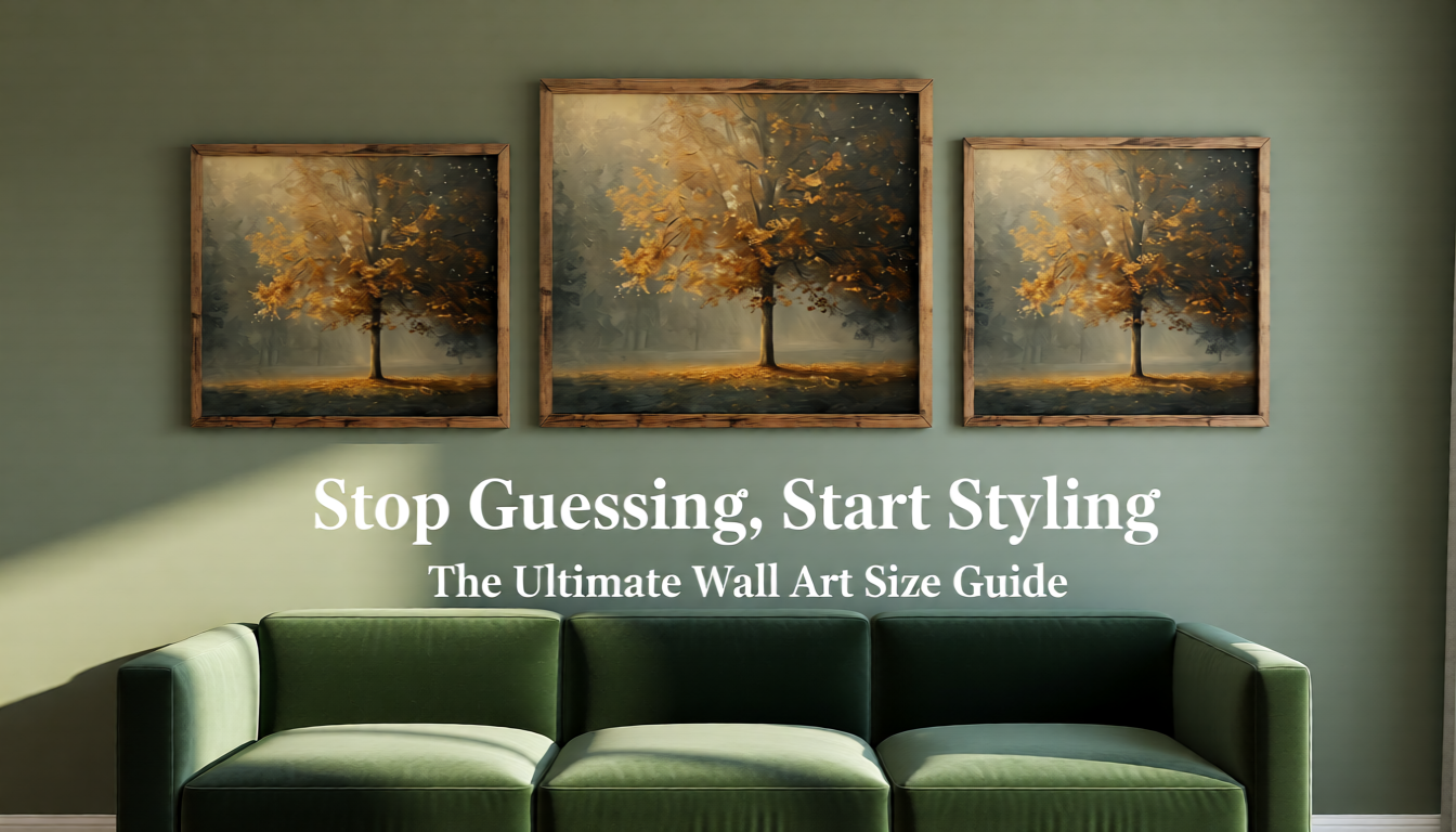 The Ultimate Wall Art Size Guide: How to Choose the Perfect Print - Framed Pop Art