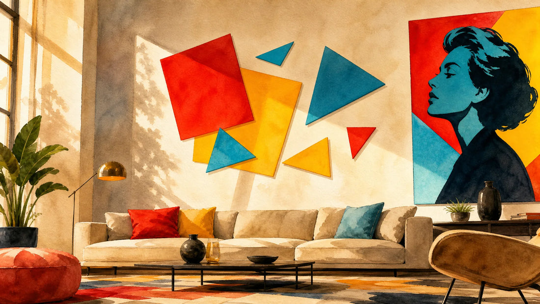 Best Pop Art for Living Room Walls: Colour, Scale & Style