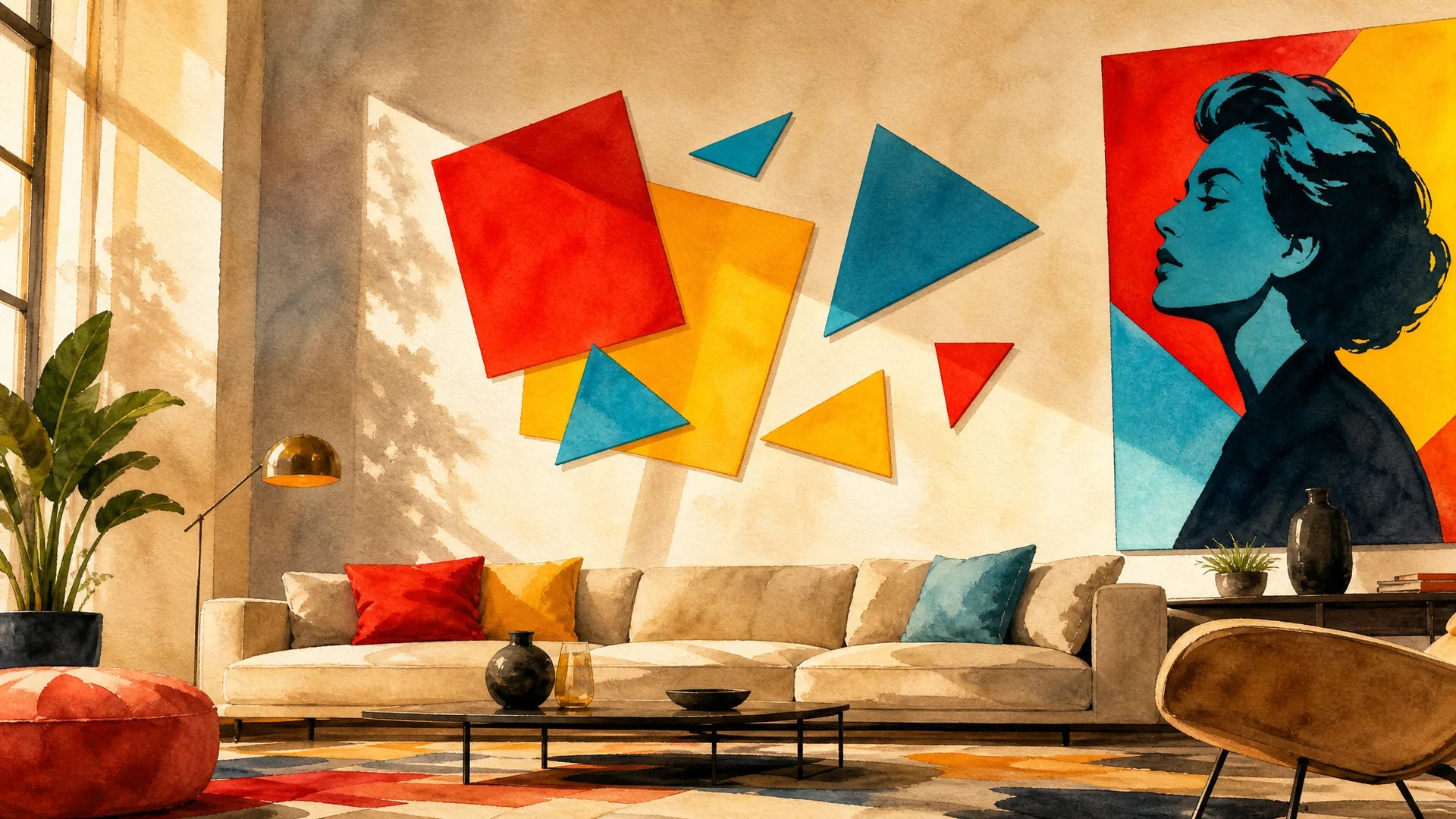 Best Pop Art for Living Room Walls: Colour, Scale & Style