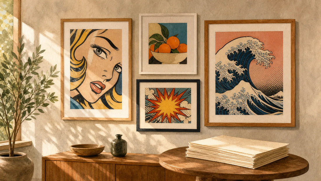 Gallery Wall Prints Set UK: Ready-to-Hang Framed Art