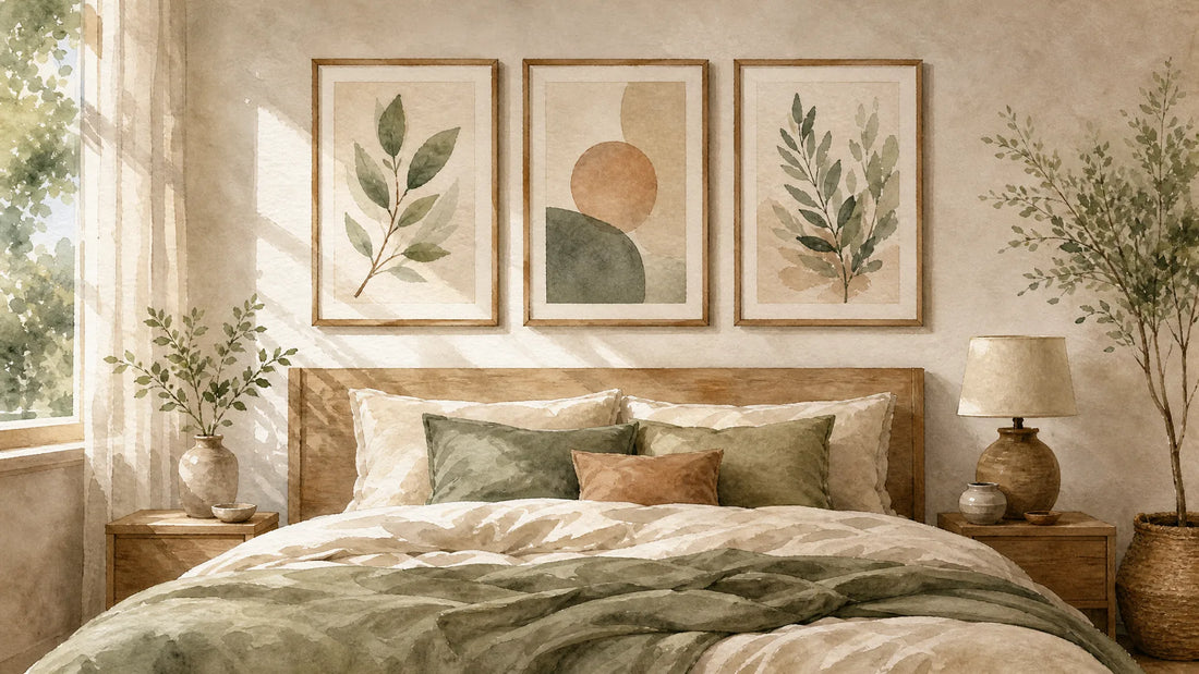 Wall Art Sets for Bedroom: Curated Multi-Piece Displays