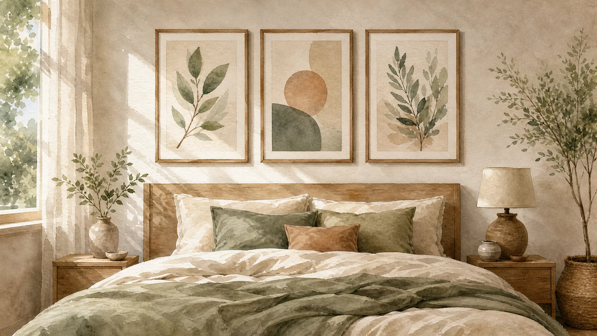 Wall Art Sets for Bedroom: Curated Multi-Piece Displays