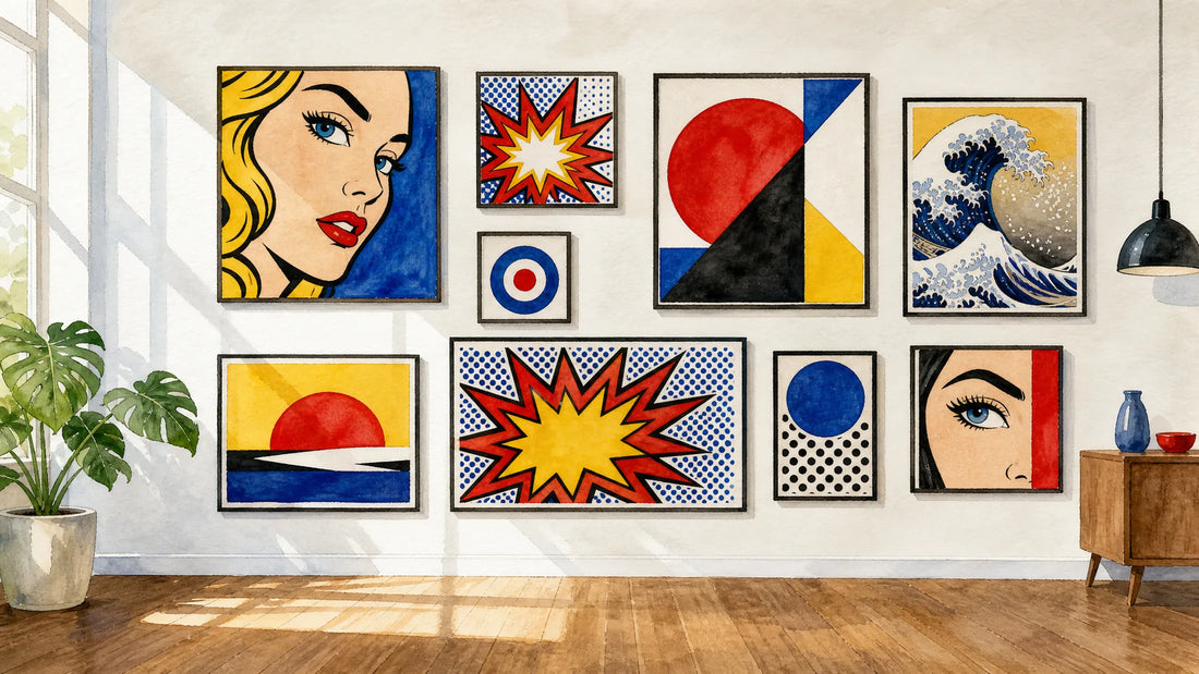 How to Style a Gallery Wall With Pop Art