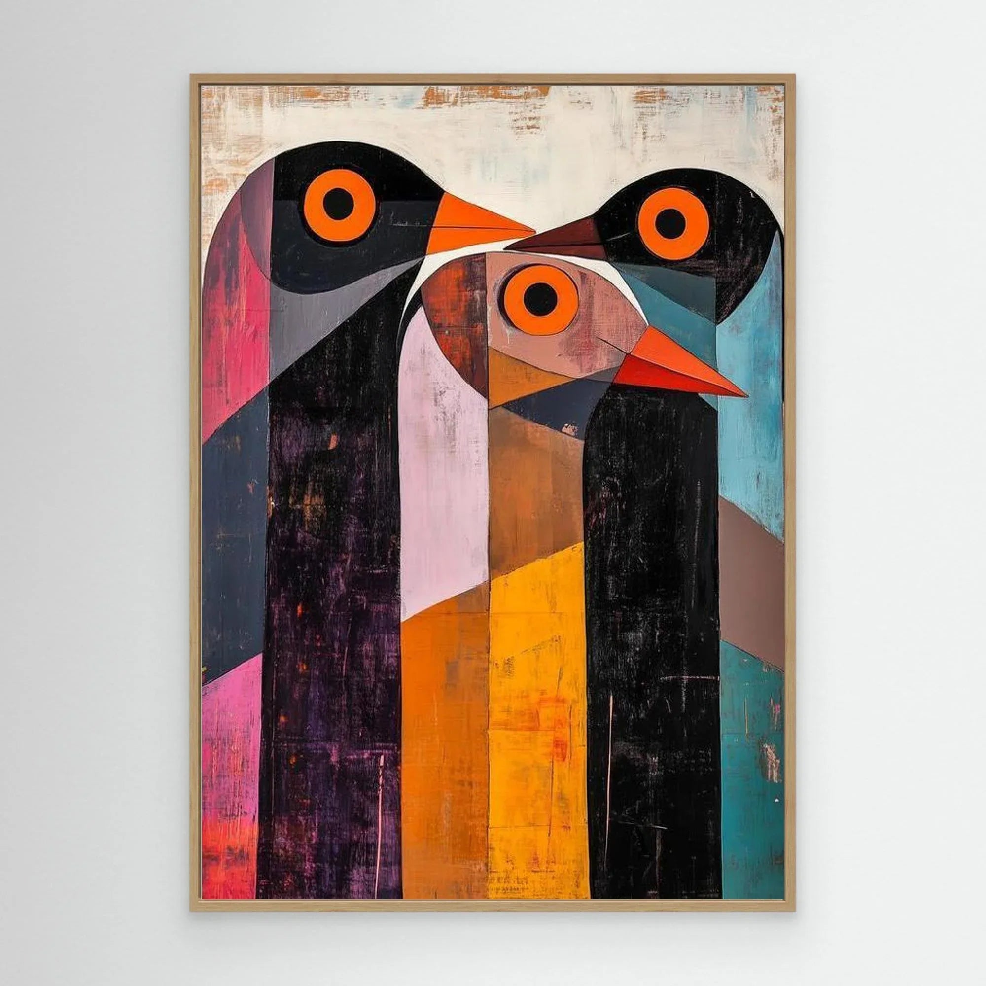Modern Abstract Animal Art | Framed Pop Art - Framed Pop Art