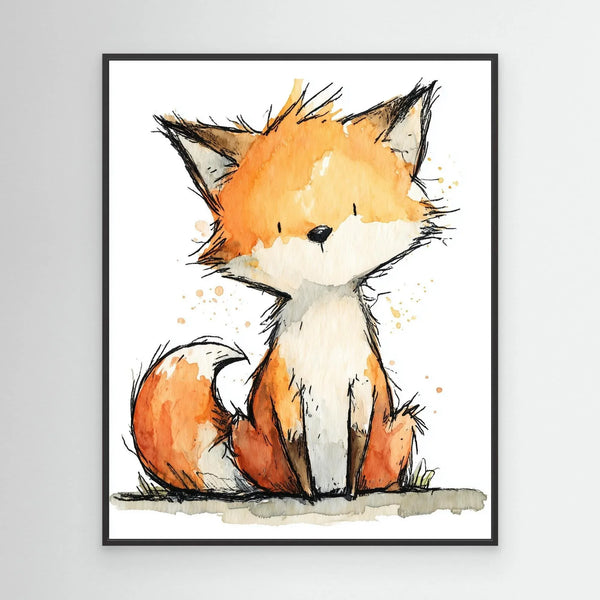 Watercolour Wall Art | Kids & Nursery Prints - Framed Pop Art