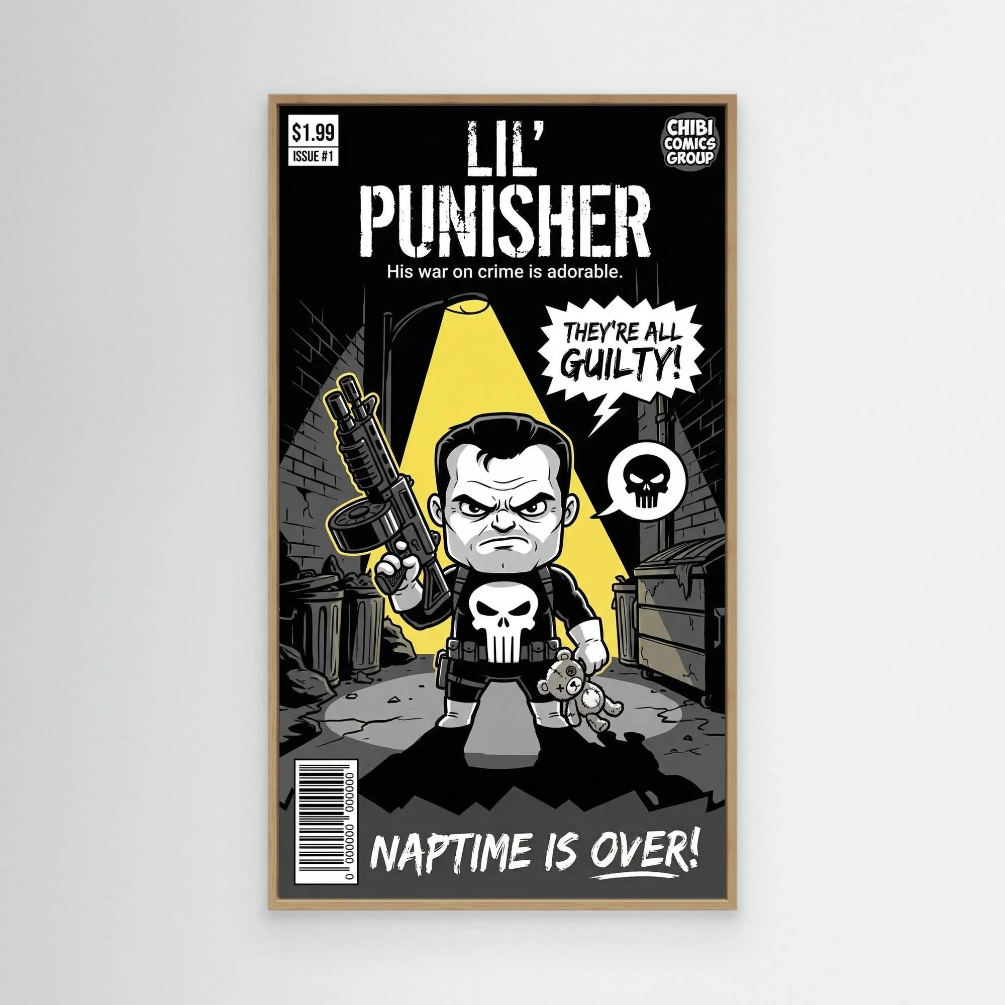 Comic Wall Art Framed Prints - Framed Pop Art