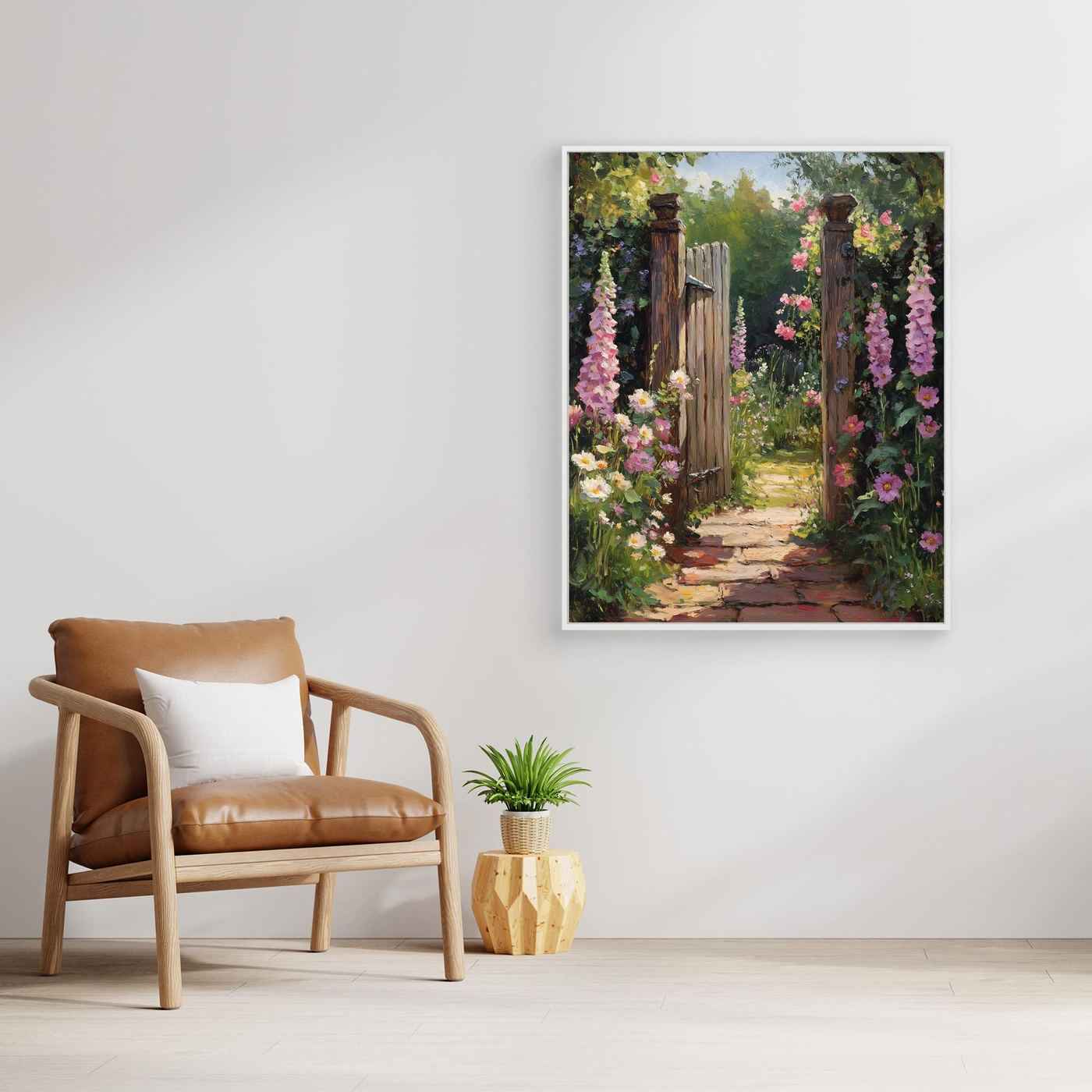 Secret Garden Wall Art | Floral Cottage Decor | Nursery Wall Art