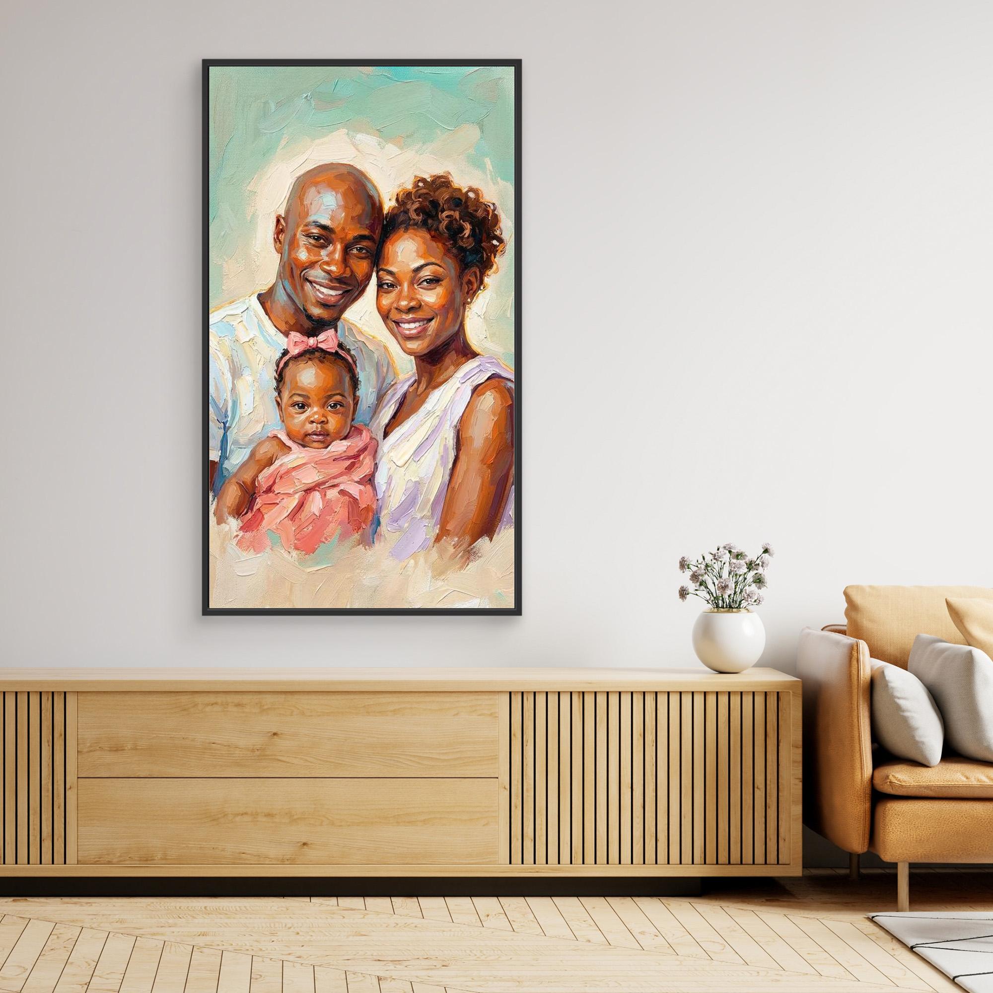 Custom Impasto Portrait | Hand-Painted Style Art