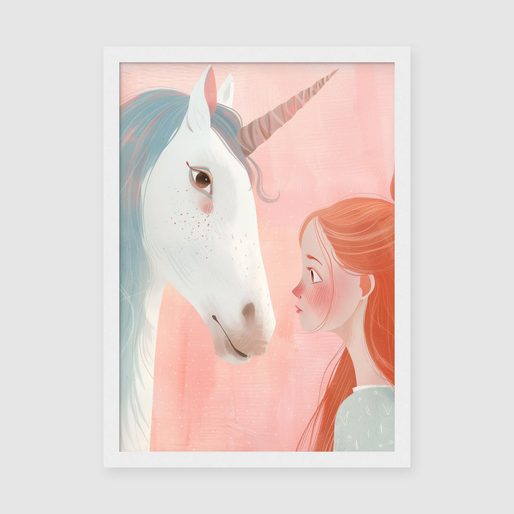 A-Sized Poster - Wide view of the dreamy pastel composition with both characters