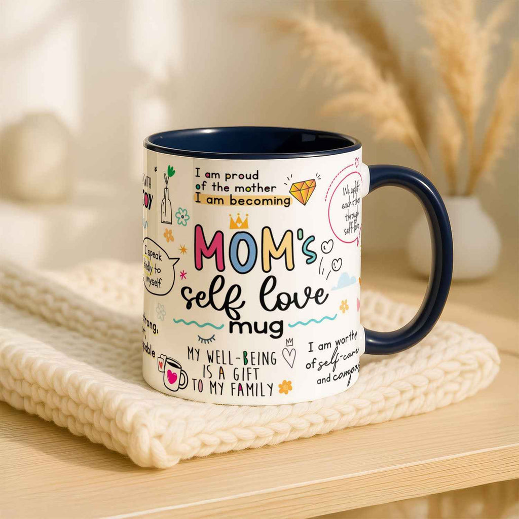 Mum's Self Love Ceramic Mug: Positive Affirmations
