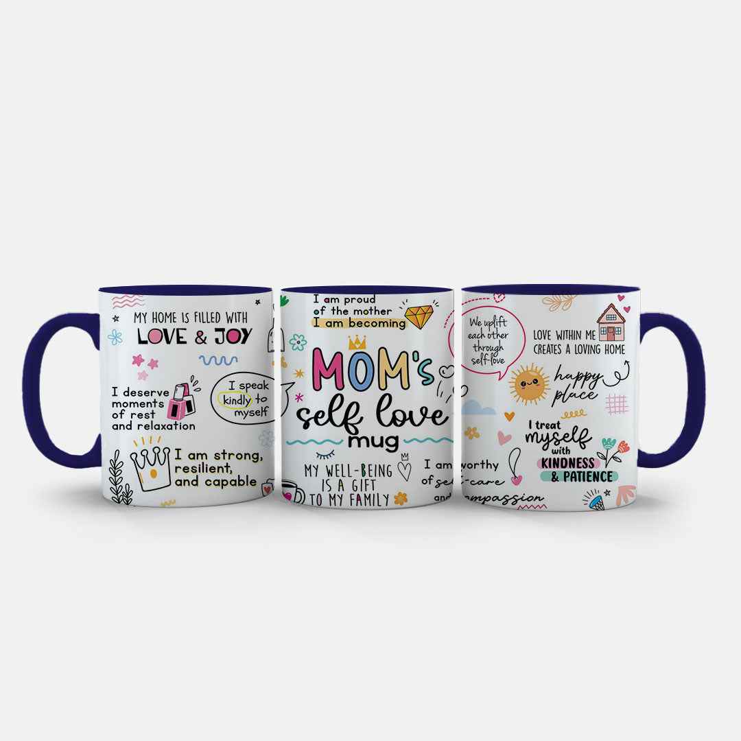 Mum's Self Love Ceramic Mug: Positive Affirmations