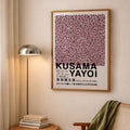 Abstract Circles Art Print – Mauve & Pink Geometric Poster