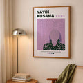 Infinity Dots Pattern Art Print – Lavender & Green Abstract Poster