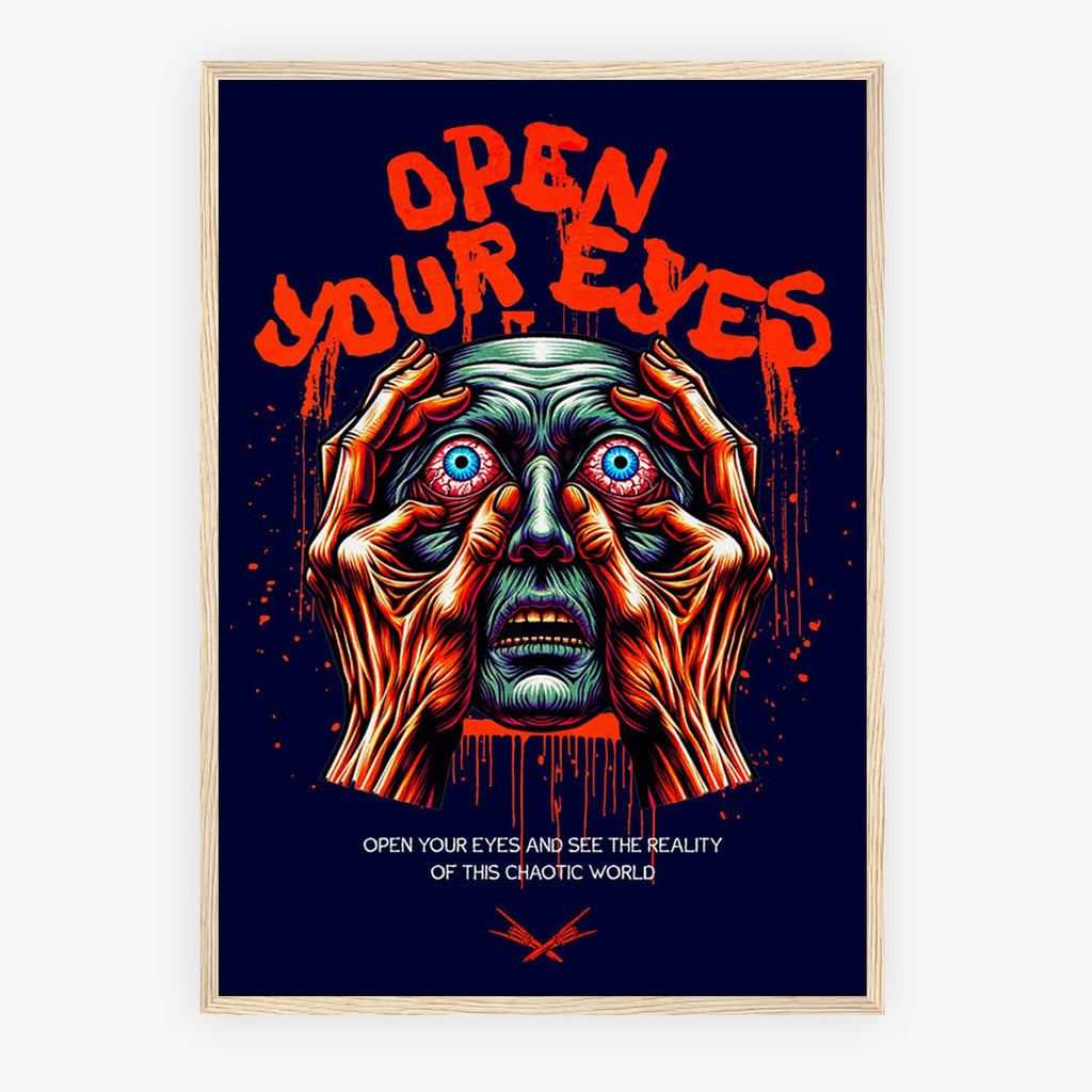 Lifestyle Posters A4 - Contemporary dark surreal print perfect for creative spaces and studios