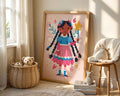 Fairy Girl Illustration – Nursery Wall Art Print