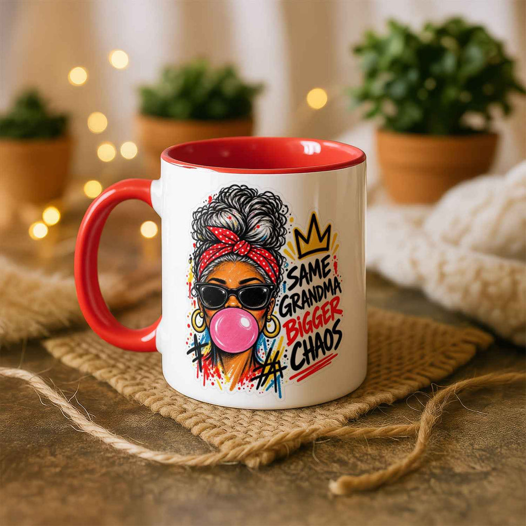 Same Grandma Bigger Chaos Mug - Funny Gift