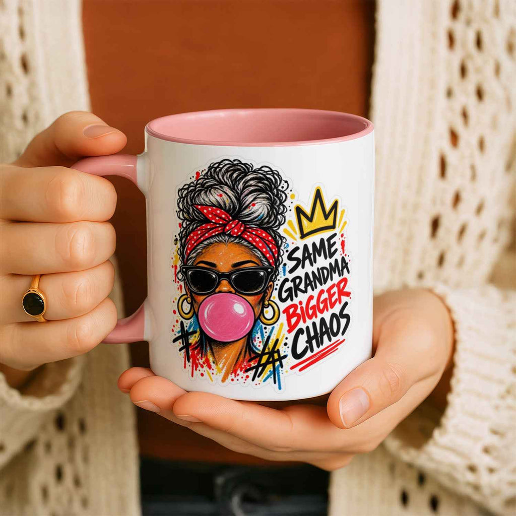 Same Grandma Bigger Chaos Mug - Funny Gift