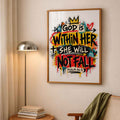 God is Within Her She Will Not Fall Print
