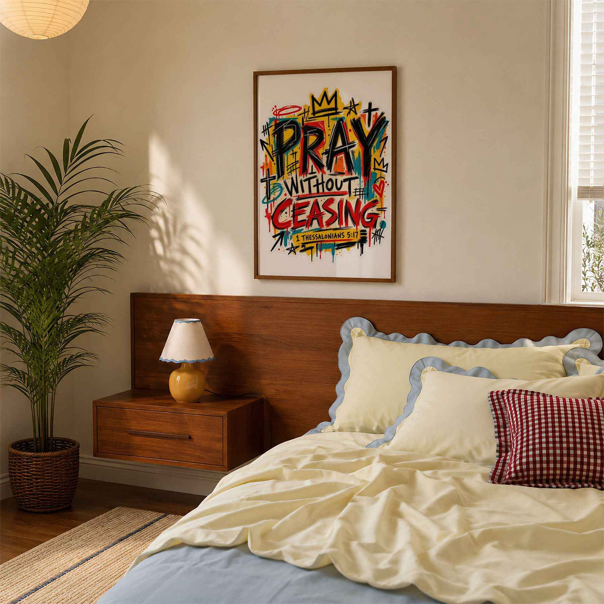 Pray Without Ceasing Street Art Print