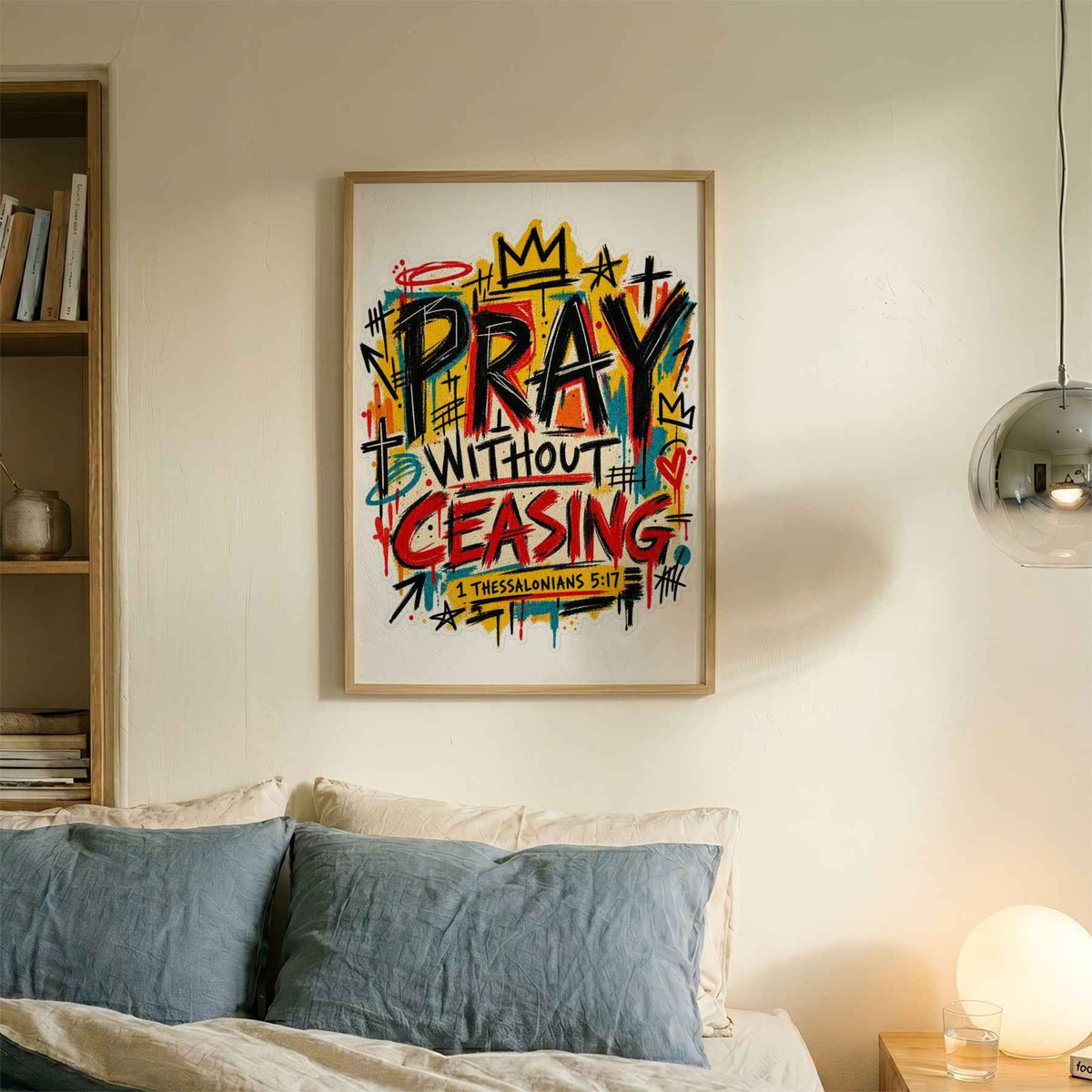 Pray Without Ceasing Street Art Print