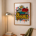 With God All Things Are Possible Poster