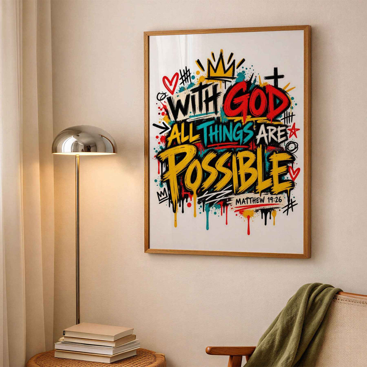 With God All Things Are Possible Poster