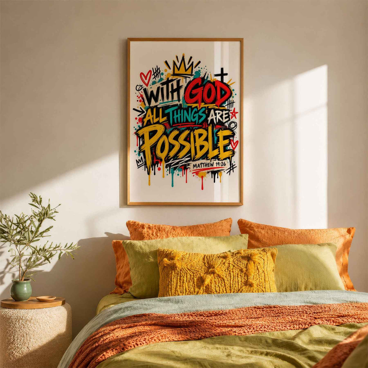 With God All Things Are Possible Poster