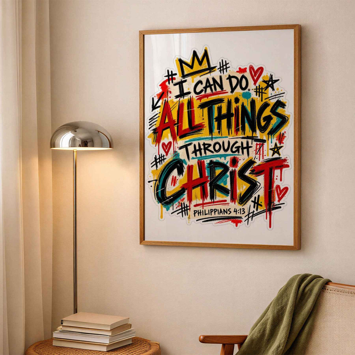 I Can Do All Things Through Christ Motivational Print