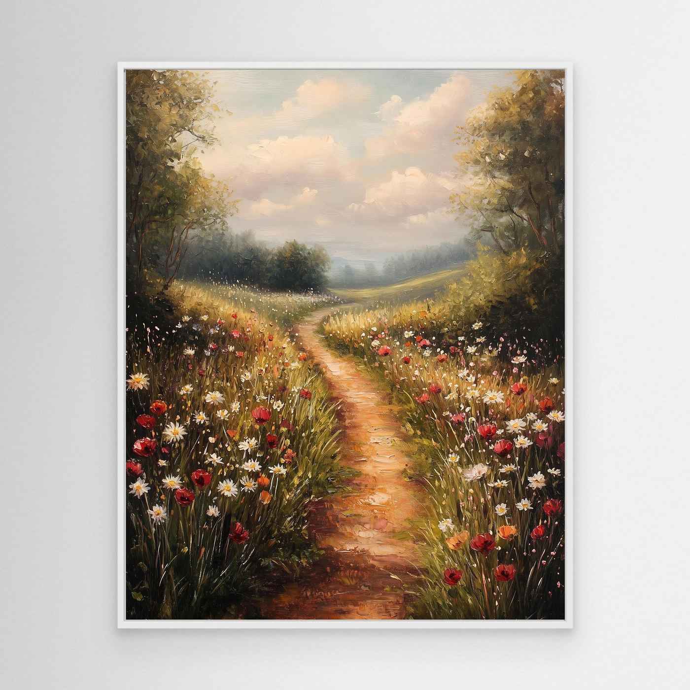 Wildflower Meadow Wall Art | Country Cottage Style Decor