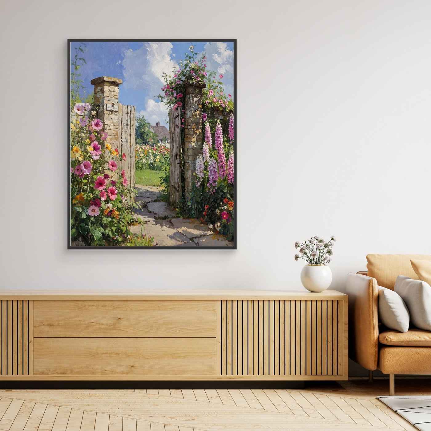 English Garden Wall Art | Country Cottage Floral Decor