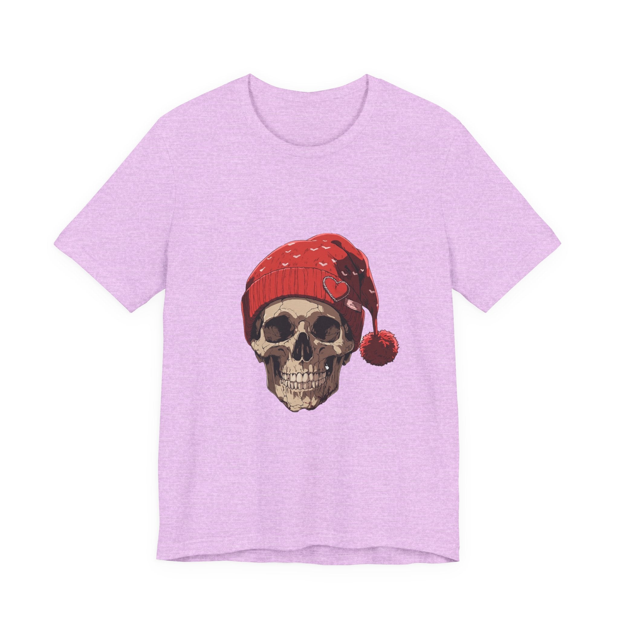 Skull Santa Hat T-Shirt | Gothic Christmas Tee UK