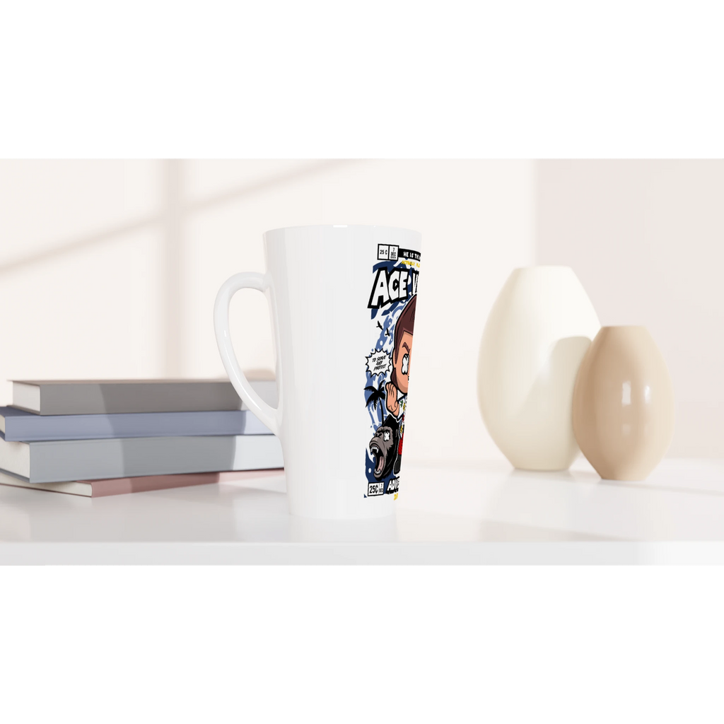 Ace Ventura Pet Detective 17oz Ceramic Latte Mug - Framed Pop Art