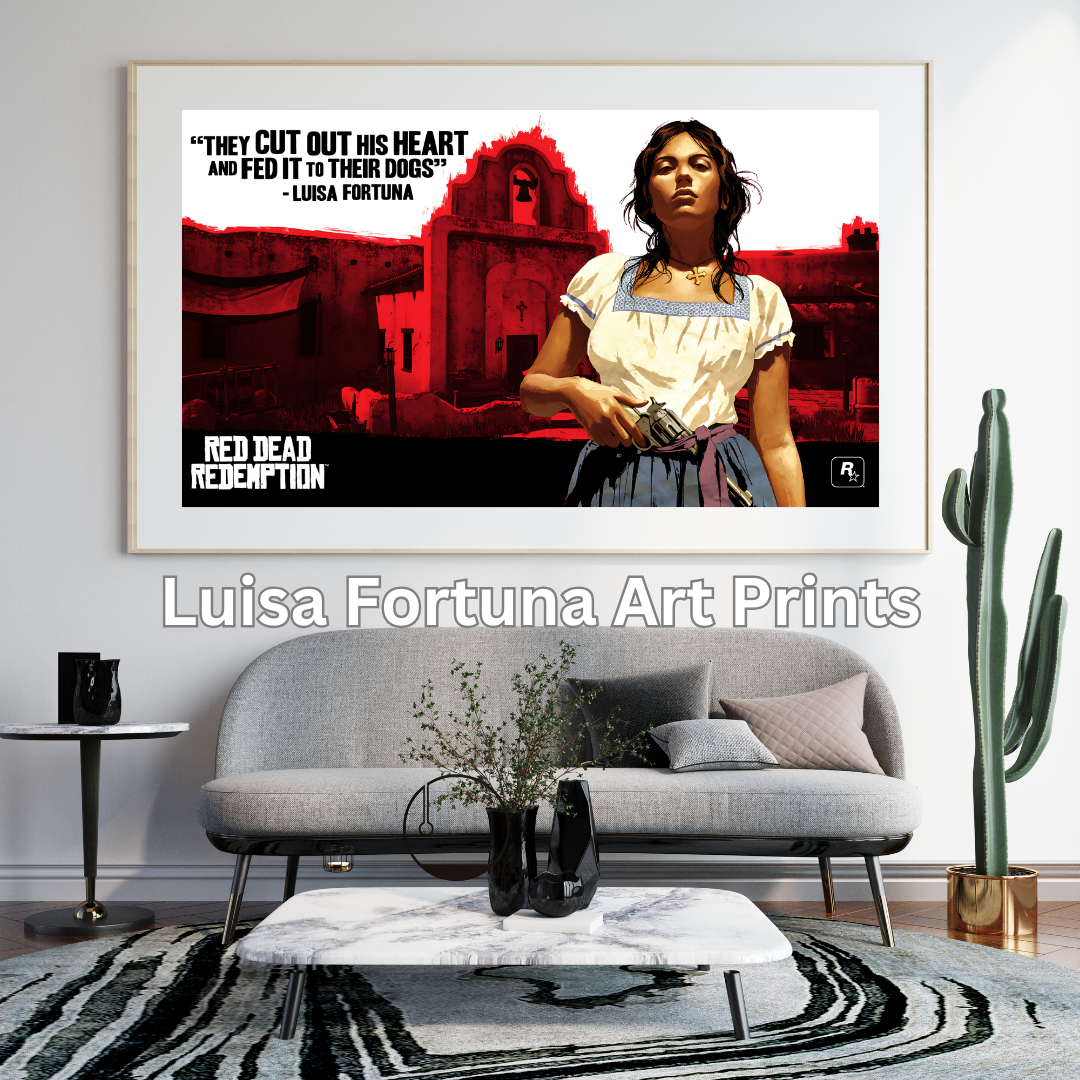 Red Dead Redemption Luisa Fortuna Frame Printable TV Art Download