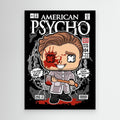American Psycho Patrick Bateman Comic Style Wall Art