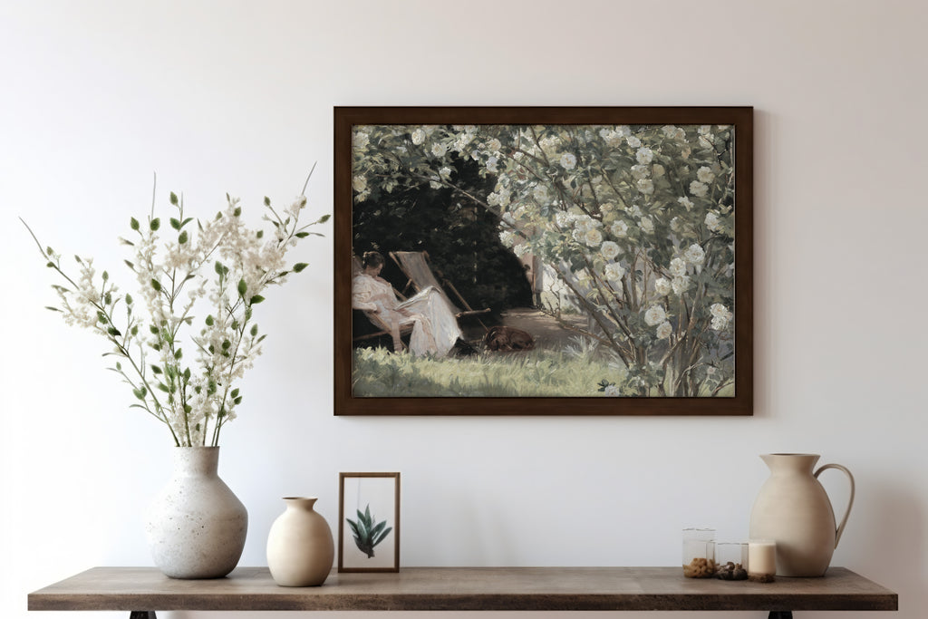 Vintage Summer Landscape Printable Wall Art | 71 Neutral Coastal Prints