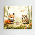 The "Woodland Tea Party" Bundle - 75 × 60 cm / 30 × 24″ - Framed Pop Art