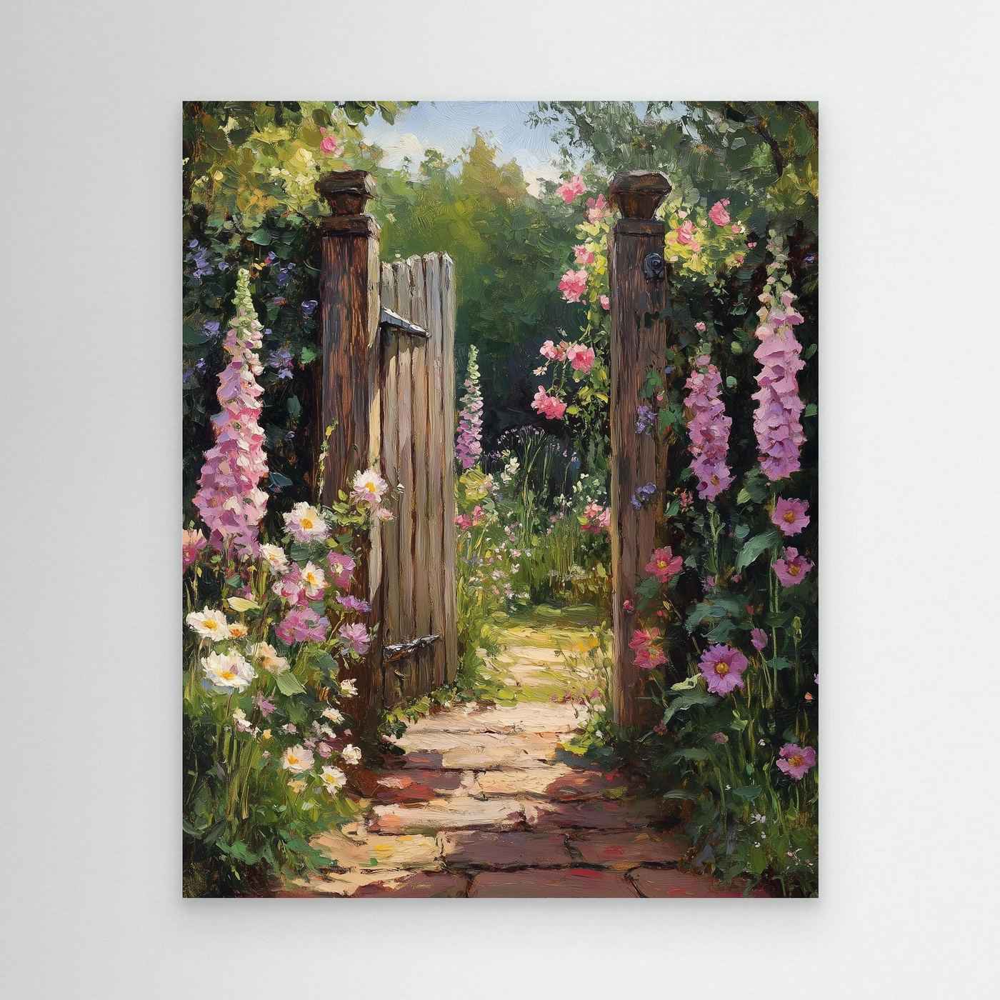 Secret Garden Wall Art | Floral Cottage Decor | Nursery Wall Art