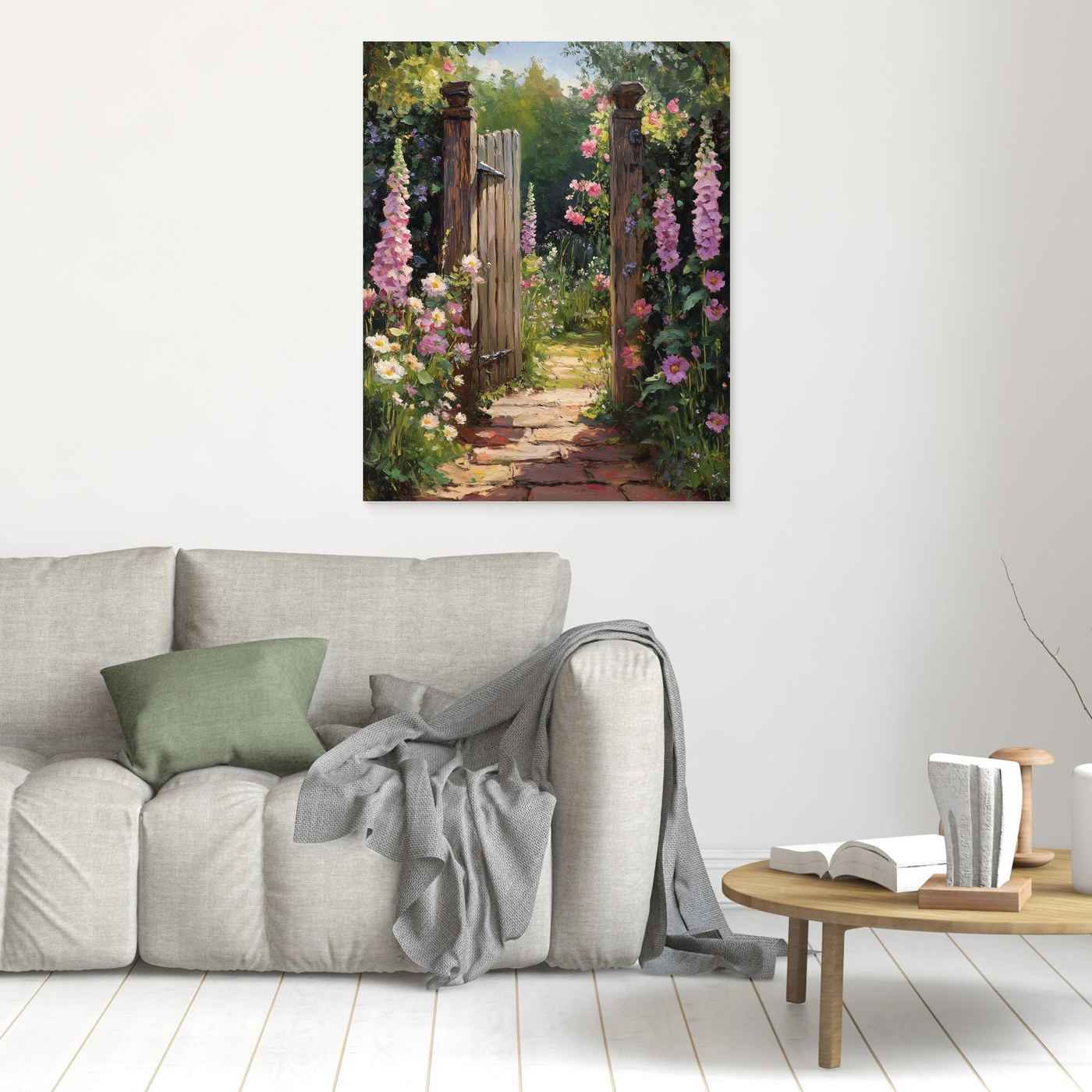 Secret Garden Wall Art | Floral Cottage Decor | Nursery Wall Art