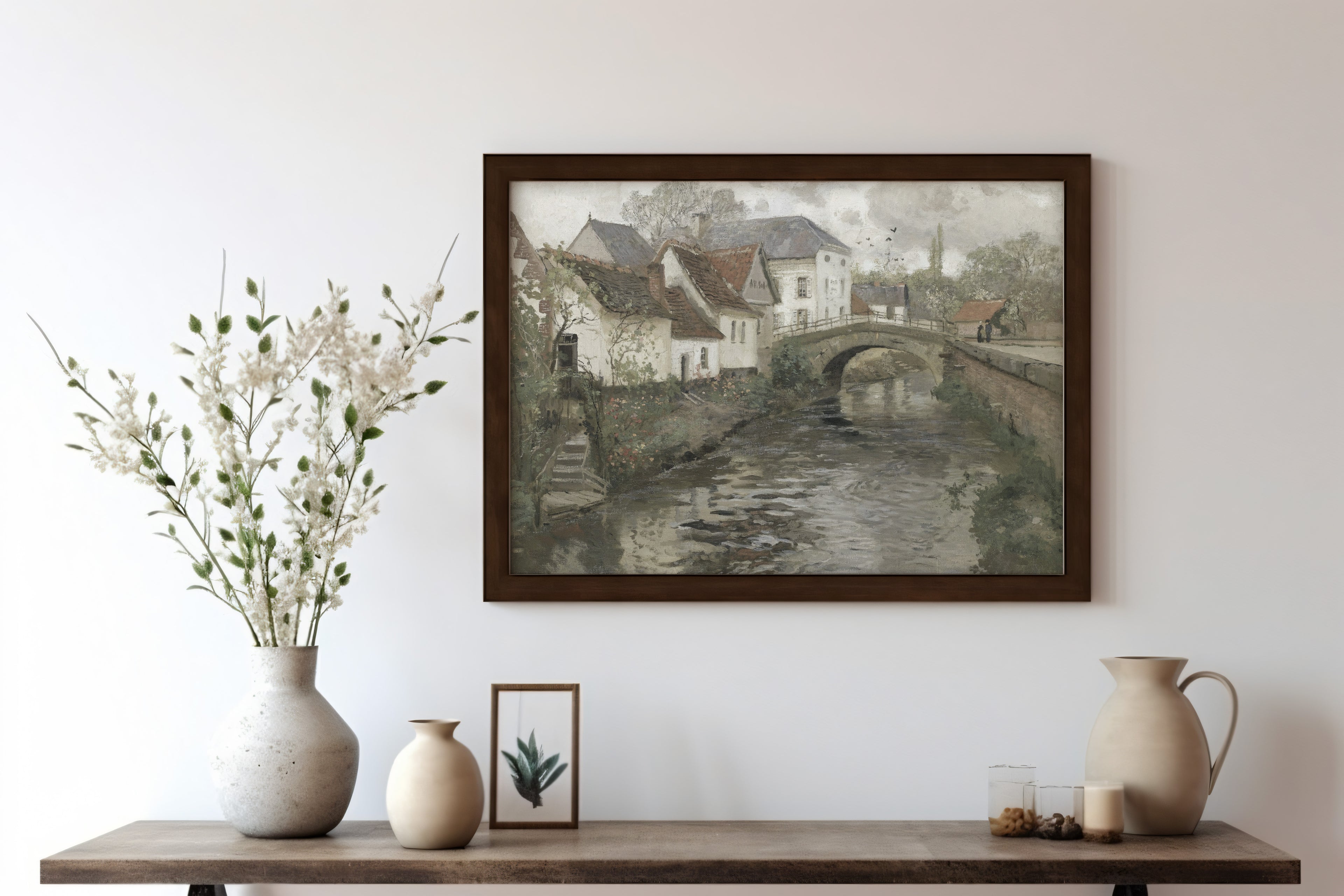 Vintage Summer Landscape Printable Wall Art | 71 Neutral Coastal Prints
