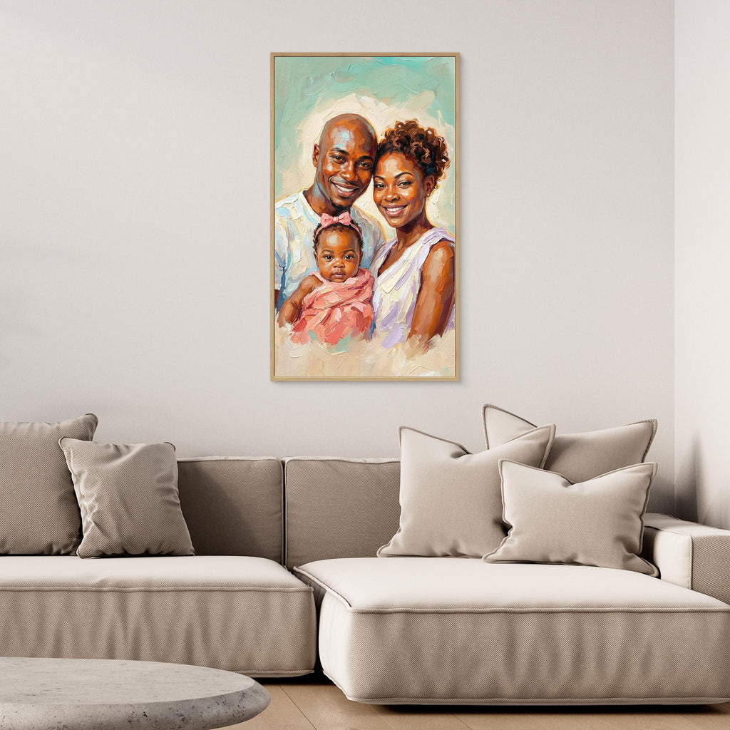 Custom Impasto Portrait | Hand-Painted Style Art