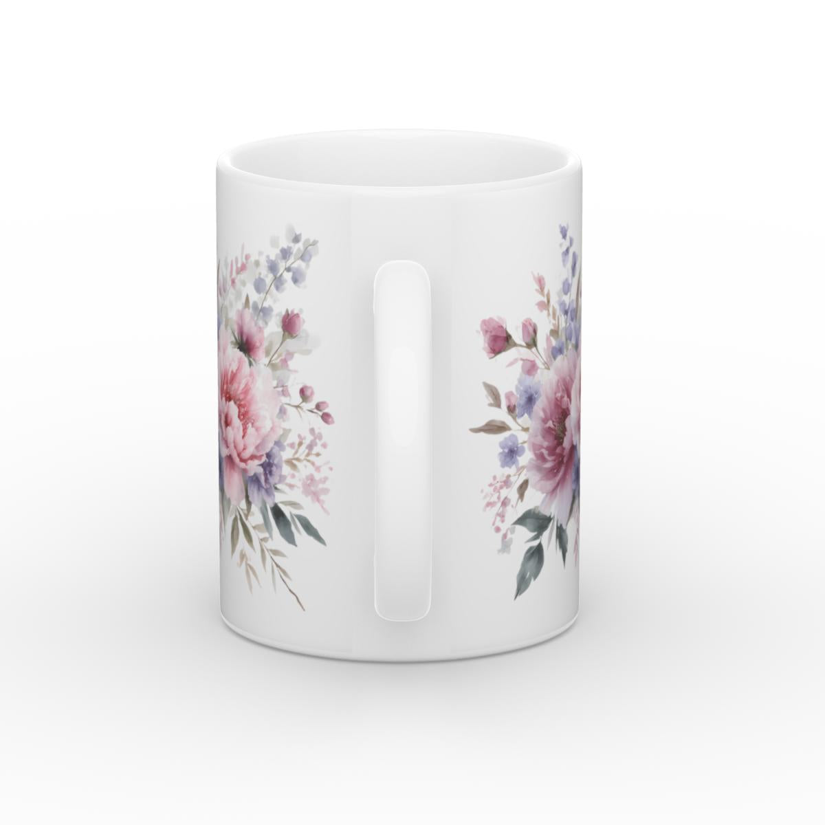 Watercolour Floral Mug – Cottage Gift (11oz)