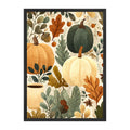 Autumn Pumpkin & Coffee Wall Art | Cosy Kitchen Decor