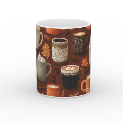 Autumn Wall Art & Mug Gift Set | Cosy Duo Home Bundle - Framed Pop Art