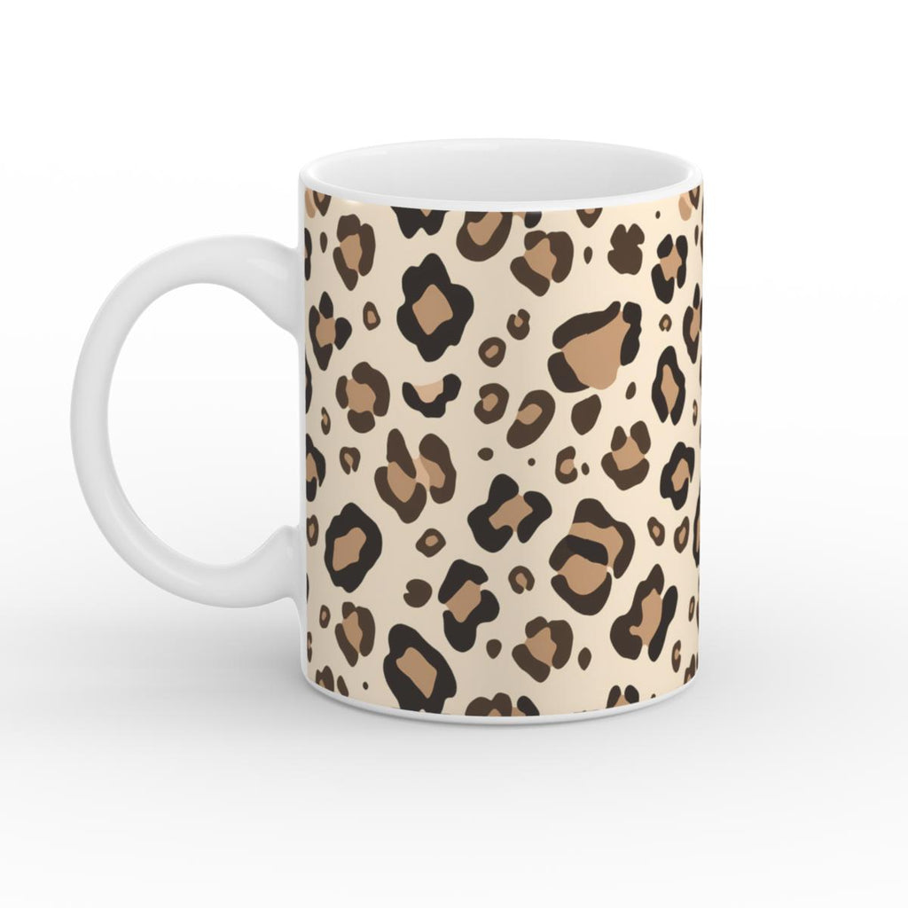 Leopard Print Coffee Mug | Chic Animal Print Nursery Decor
