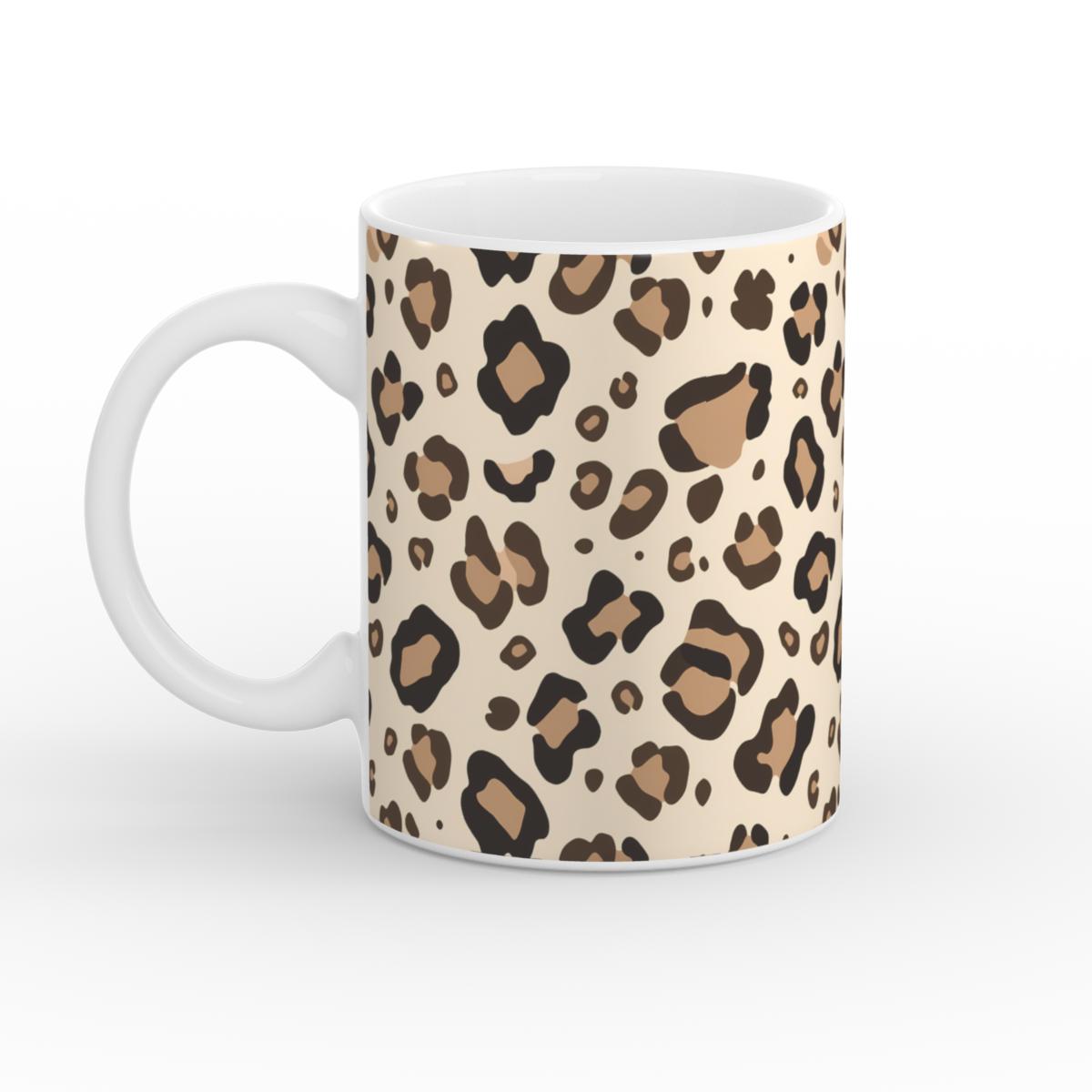 Leopard Print Coffee Mug | Chic Animal Print Nursery Decor